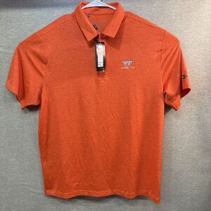 Orange under Armour the playoff polo extra large Virginia Tech,‎ Golf,preppy,NWT